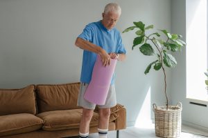 Senior programme de sport à la maison